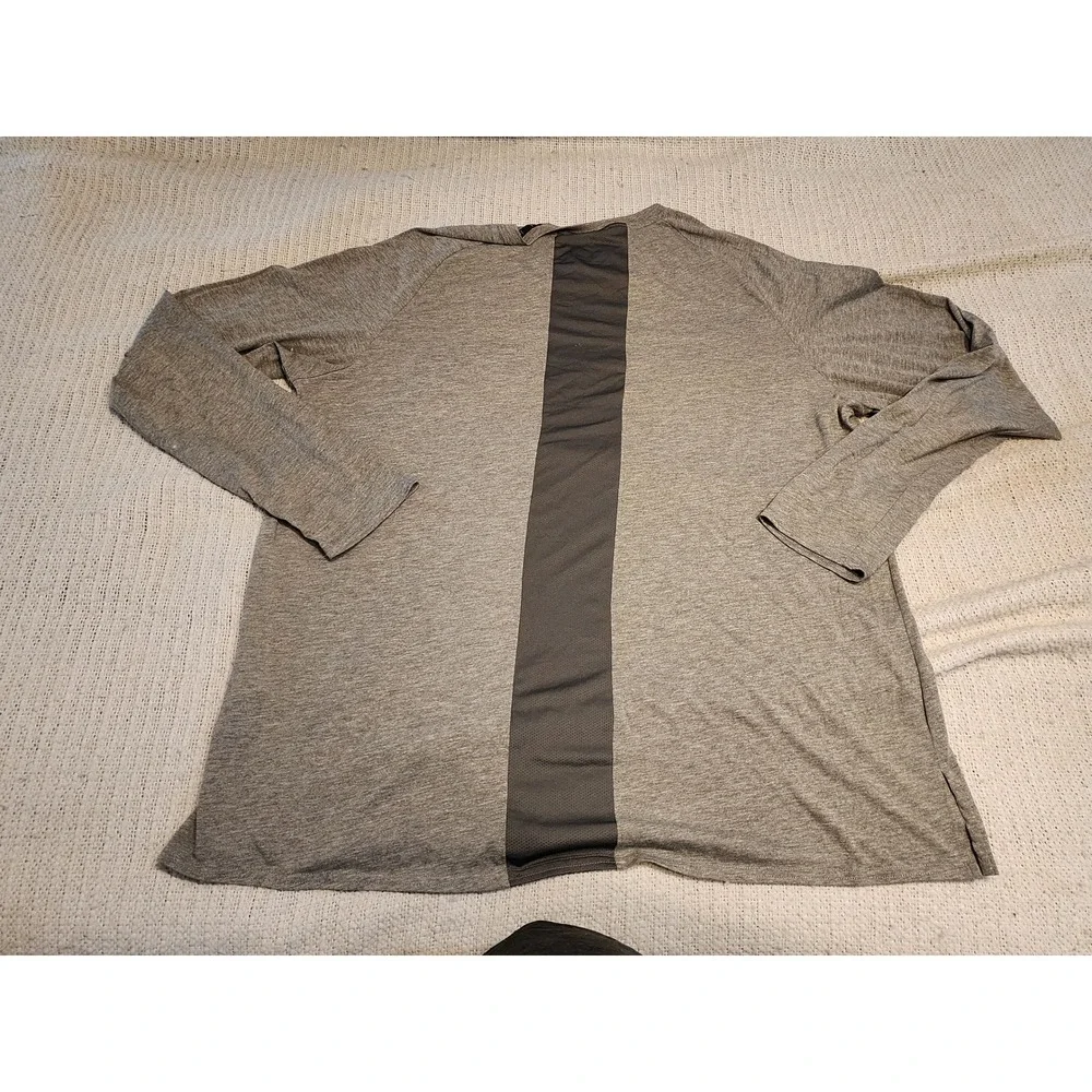 Jordan Oklahoma Sooners Gray Dri-FIT Long Sleeve Training Shirt Mens XXL OU‎